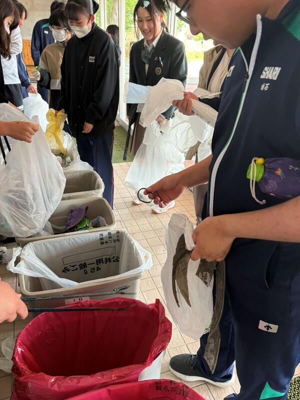 分別の様子